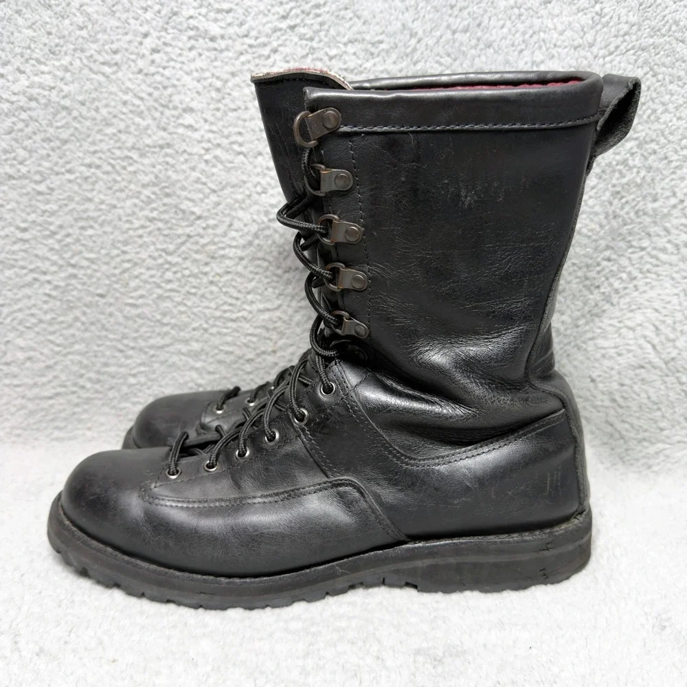Danner Fort Lewis Mens Size 13 Combat Boots Black Leather Gore-Tex 200G 69110
